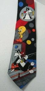 Men's Tie Sylvester & Twitty Bird Vintage 1993 Warner Bros. - Picture 1 of 7