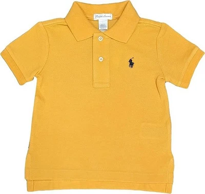 Ralph Lauren Baby Boys' Short Sleeve Logo Polo Shirt   3M-12M - Image 1 of 2