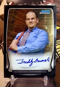 2013 Bowman Scout Freddy Berowski Autographed Card BSA-FB - Picture 1 of 2