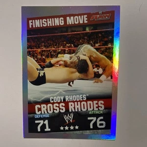 2009 WWE Topps Slam Attax Evolution TCG #018 CODY RHODES Finishing Move Foil - Picture 1 of 2