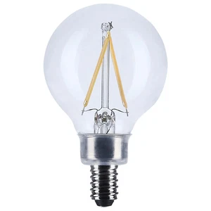 3 Watt G16.5 LED - Candelabra Base - Clear - 3000K CCT - 120 Volt - 24-Pack - Picture 1 of 6