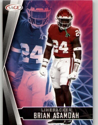 2022 SAGE Brian Asamoah #183 Oklahoma Sooners - Image 1 of 2