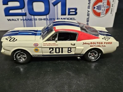 EXACT DETAIL 1:18 1965 FORD MUSTANG SHELBY G.T.350 R-MODEL SAAC WALT HANE 201B - Image 1 of 4