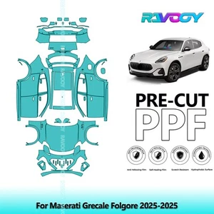 PreCut Paint Protection Film PPF For Maserati Grecale Folgore 2025-2025 - Picture 1 of 7