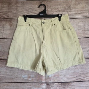 Roxy Yellow Denim Shorts ~ Size 31 Women's - Picture 1 of 11