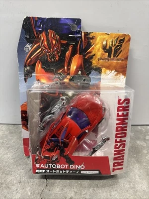 Transformers Age of Extinction Autobot Dino Deluxe Takara Tomy 2014 Box Damage - Image 1 of 4