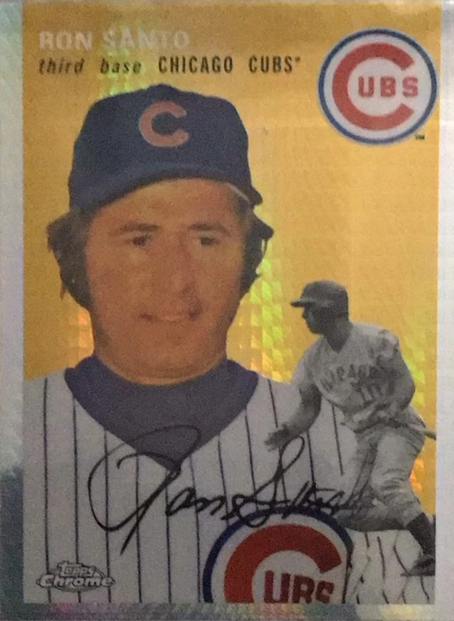 2023 Topps Chrome Platinum Anniversary #481 Ron Santo Gold Refractors - Image 1 of 1