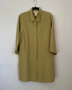 Easy Spirit Damen Mantel Kleid Seide/Leinen Mischung Gr-3 LARGE Little Prince Style - Bild 1 von 6