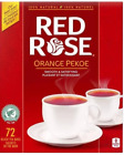 X 3 sacs de thé noir rose rouge orange Pekoe - frais F Canada (3 paquets)