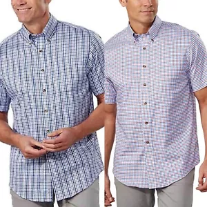 Kirkland Men Non-Iron Short Sleeve Sport Shirt - Picture 1 of 18