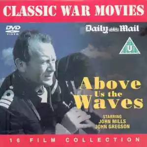 ABOVE US THE WAVES (1955) PROMO DVD: JOHN MILLS; JOHN GREGSON; DONALD SINDEN - Picture 1 of 2