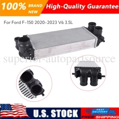 Intercooler de montagem frontal para 2020-2023 Ford F-150 V6 3.5L intercooler turbocompressor - Imagem 1 de 4
