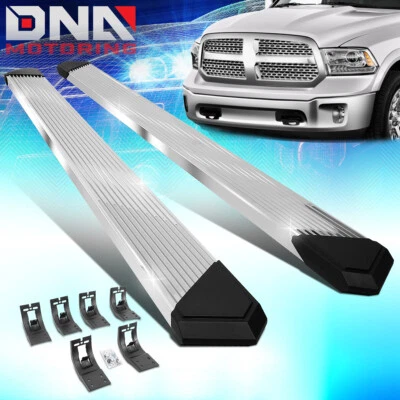 For 2009-2022 Dodge Ram Crew Cab 6" OD Side Step Nerf Bar Running Board Chrome - Image 1 of 4