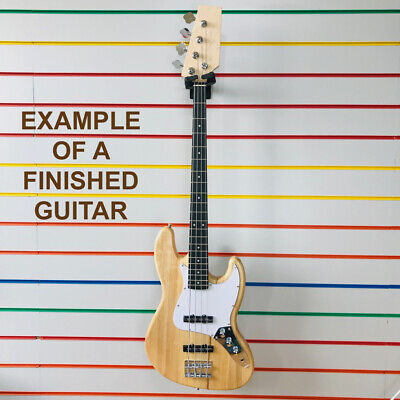 BARGAIN JB Electric Bass Guitar Kit Guitar Unfinished All Parts Unbranded DIY UK • 95.65€