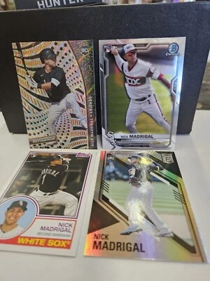 Nick Madrigal 2021 Bowman Chrome #7 Rookie,Revolution RC,Archives RC,Elite RC - Image 1 of 4