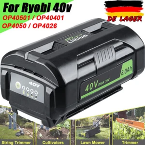 Batería 40 Voltios 36V 8000mAh para RYOBI Litio RY36B40B MAX POWER OP4040A1 RBL1820G - Imagen 1 de 5