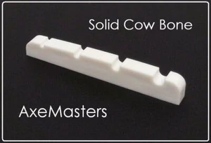 AlwaysHandCrafted BONE NUT for Fender PRECISION P Bass Guitar - 1.65" / 42mm - Picture 1 of 4