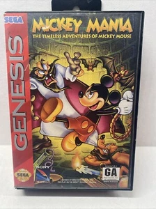 Mickey Mania The Timeless Adventures of Mouse   Sega Genesis - Picture 1 of 3