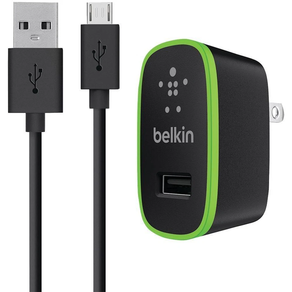 Belkin Universal Home Charger with Micro USB Cable 10-Watt 2.1-Amp