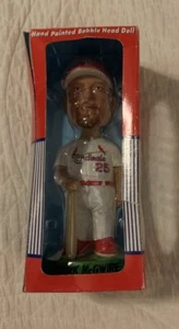2001 Bobble Dobble Mark McGwire St. Louis Cardinals Hand Painted Bobblehead NIB - Picture 1 of 7