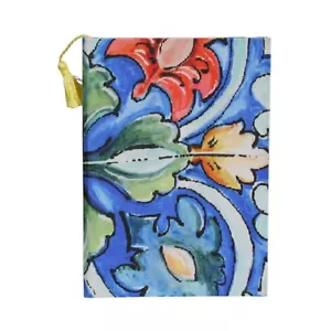 DOLCE & GABBANA Notebook Multicolor Polyester Floral Siciliano Print RRP 110usd - Picture 1 of 6