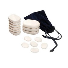 15 pierres de massage en marbre