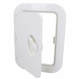 Sombrería de inspección de plástico con bisagras 375 x 270 mm barco autocaravana caravana - Imagen 1 de 3