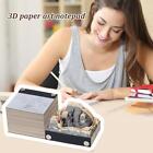 3D Desk Memo Pad Creative DIY PaperCarving Art US U1D9