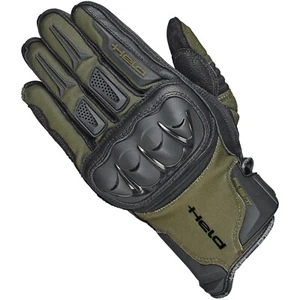 -HELD- Motorcycle Gloves Size 8 Sambia Perforated Super Air Vent Military Green - Picture 1 of 4