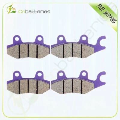 Front/Rear Brake Pads For Kawasaki BN125A Eliminator 125 2001-2009 Carbon Fiber - Изображение 1 из 4