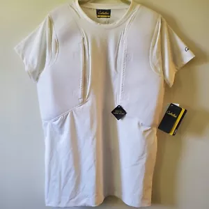 Cabela's Men's Size XL White Tactical Concealed Carry Holster Shirt Short Sleeve - Picture 1 of 11