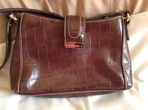  Liz Claiborne  ladies  small purse brown shoulder bag zipper inside pocket  - Picture 1 of 3