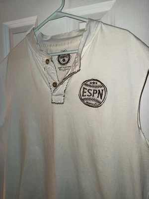 ESPN Embroidered Logo Branded Sleeveless Shirt Men’s Size L - Image 1 of 4