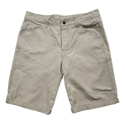 Pantalones Cortos Chinos G-Star Raw 5621 3D Para Hombre 34 Beige 100% Algodón Frente Plano 10" Entrepierna Foto 1 de 4