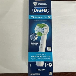 NUOVO Oral-B Precision Clean Testine di Ricambio per Spazzolino Elettrico - 3pz. - Foto 1 di 2