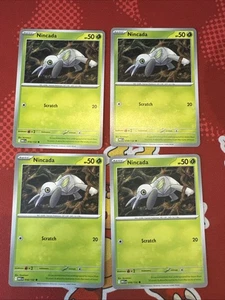 Juego de cartas coleccionables Pokémon Mega Evolution 4X Nincada 016/132 X4 - Inglés casi nuevo juego - Imagen 1 de 1