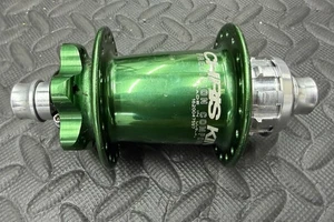 Chris King Bmx Disc ISO Green 6bolt 3/8 36 Hole Rear Hub 36H - Picture 1 of 8