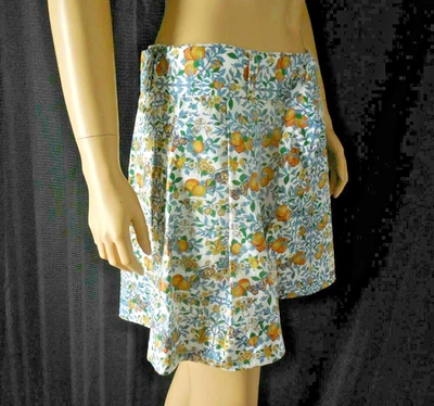 Pantalones Cortos ANTONIO MELANI Culotte 6 Mariposas Florales Multicolor Tela LIBERTAD NUEVO Foto 1 de 4