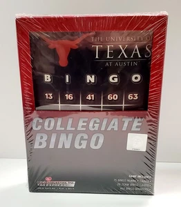 Bingo Colegial UT Austin Texas Longhorns Universidad de TX Fraternidad Hermandad - Imagen 1 de 4