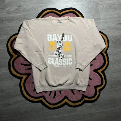 Sudadera Vintage Años 90 Bayou Clásica Grambling vs Southern HBCU Cuello Redondo 2XL Foto 1 de 4