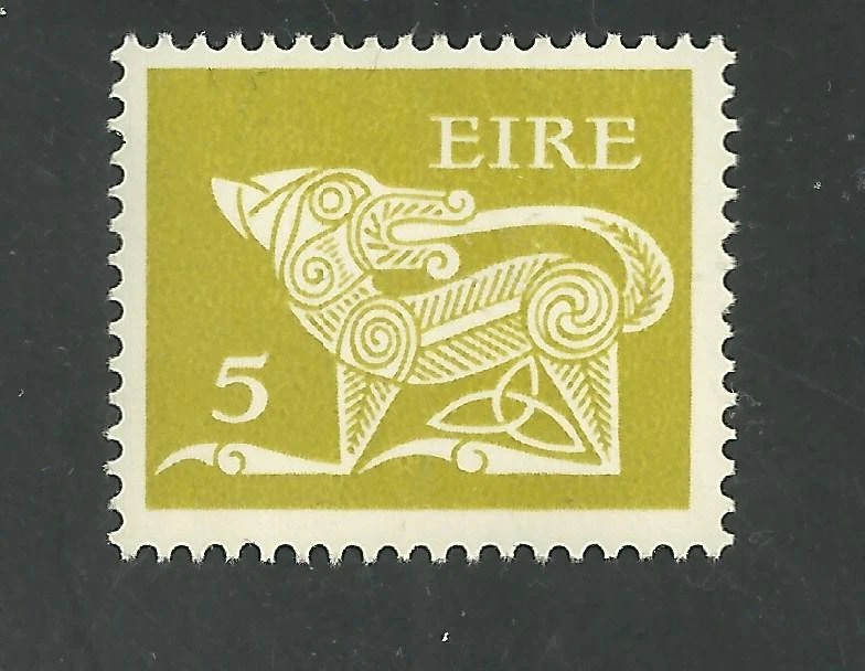 IRLANDA # 298A (marca de agua) MNH PERRO DE BROCHE ANTIGUO Foto 1 de 1
