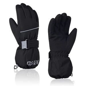 Kids Waterproof Winter Gloves Warm Snow Gloves Boys Girls Ski Gloves Toddler ... - Picture 1 of 7