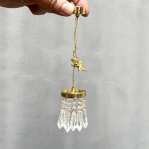 1/6 Scale Dollhouse Miniatures Angel Crystal Ceiling Lamps Lights Bedroom Decor - Picture 1 of 2