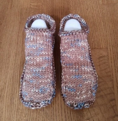 Zapatillas/botines tejidos hechos a mano cálidos duraderos Phentex 100 % hechos en Canadá Foto 1 de 3