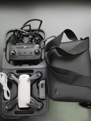 DJI Spark Portable Mini Drone Alpine White  FAST SHIP 98% NEW USA LIMITED STOCK - Image 1 of 4