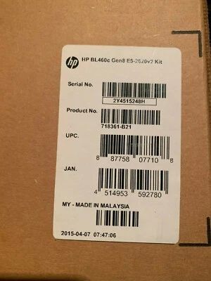 718361-B21 INTEL XEON CPU KIT E5-2620V2 6 CORE FOR HP BL460C G8 / WS460C G8 - Image 1 of 2