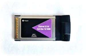 Scheda rete PCMCIA PC Card LAN Ethernet - Zdjęcie 1 z 2