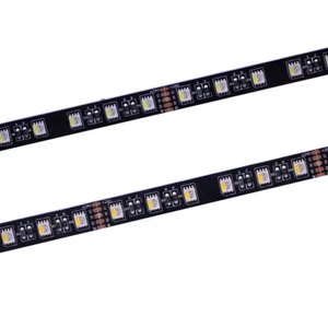 Black PCB 5050 RGBW 4in1 Chip LED Strip Light RGBW RGB White 12MM PCB 12V 1m 5m - Picture 1 of 12