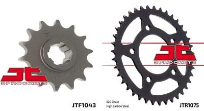 Kit de piñones delanteros y traseros para piñones KYMCO 250 Venox 04-09 JT Foto 1 de 4