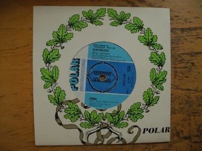 ABBA Waterloo / Watch Out 45 7" Single 1974 Sweden POS 1187 EX - Image 1 of 2
